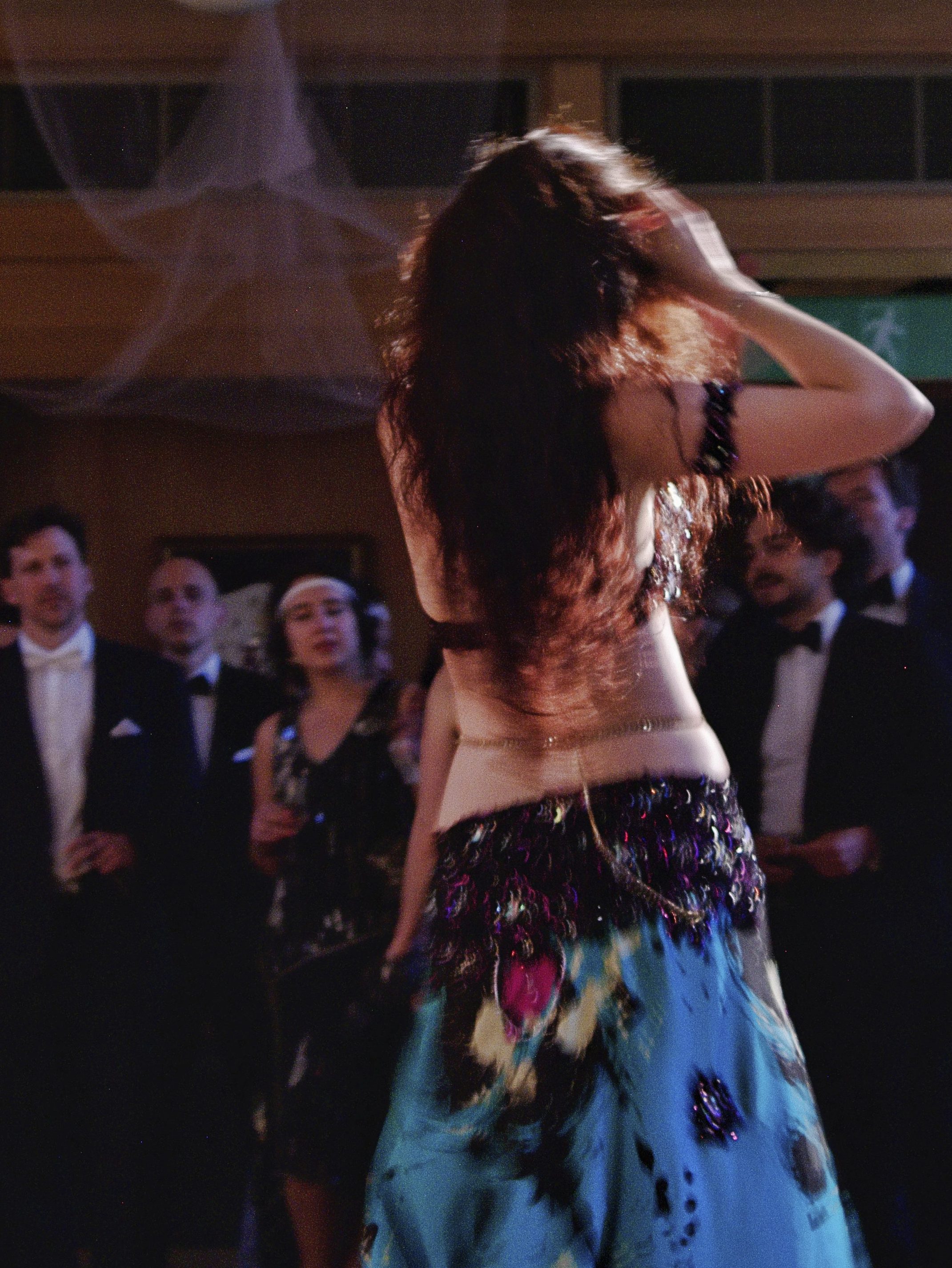 Bellydance performance at an Oxford college ball